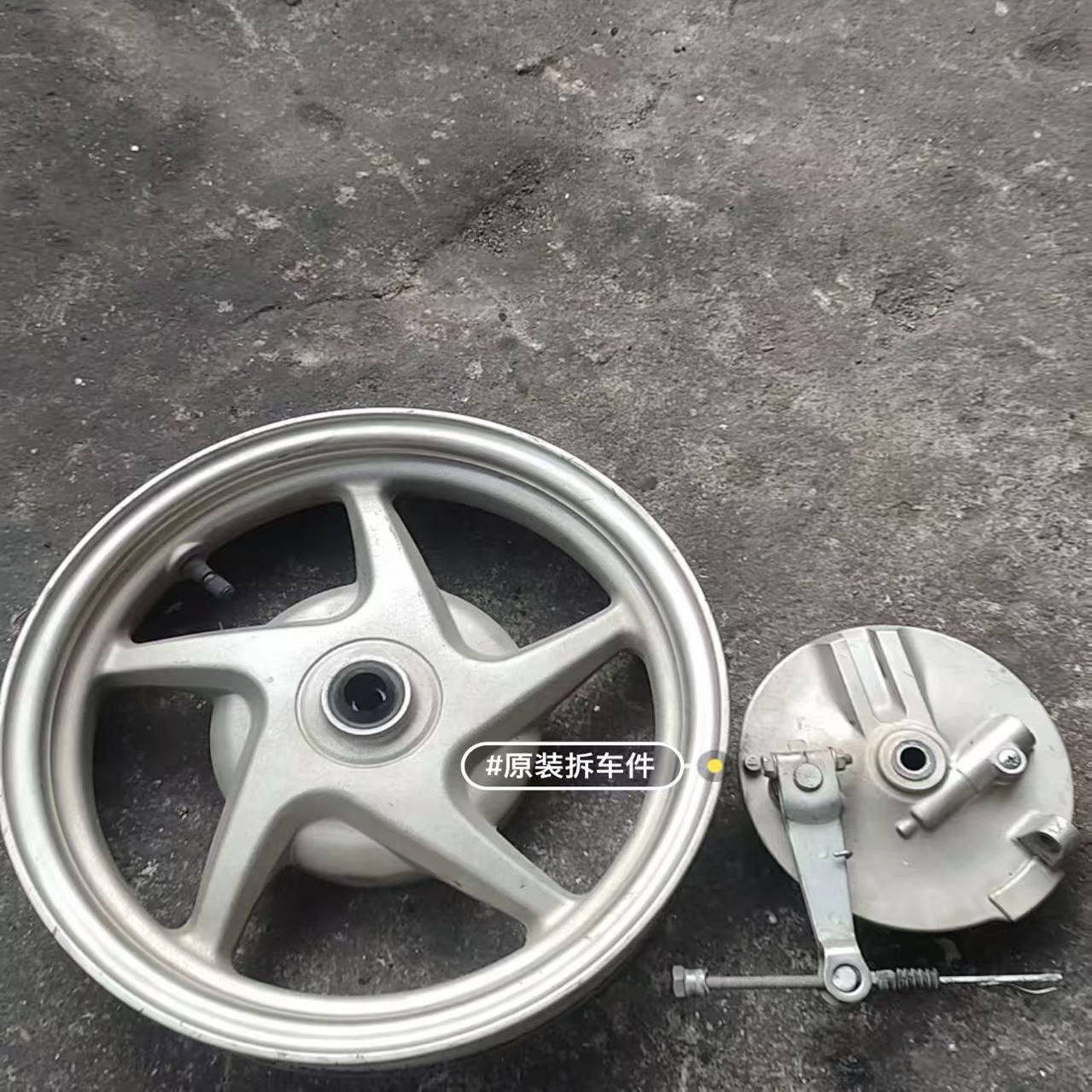 适用原装WH125本田佳御110 佳颖 喜致 喜俊 DIO原厂拆车前后轮毂