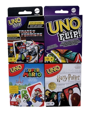 正版美国UNO优诺乌诺双面多人哈利波特扑克纸牌卡牌桌游亲子玩具