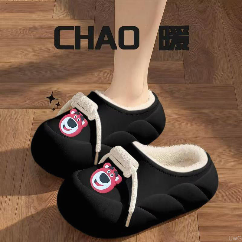 2025新款棉拖鞋女款可爱室内家居舒适卡通萌宠秋冬季外穿保暖棉拖