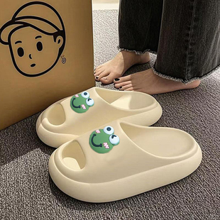 拖鞋家居夏季新款外穿时尚卡通防滑耐磨适合居家浴室厚底拖鞋女款