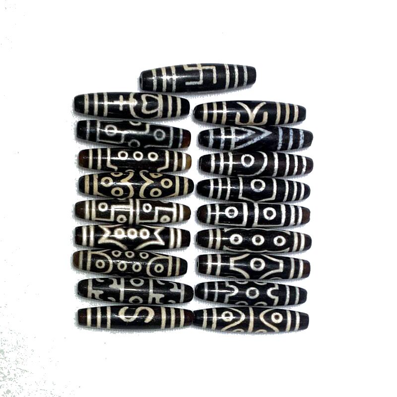 藏传一眼两眼三眼四眼六眼九眼贵人金钱钩财神多眼十三s异形天珠