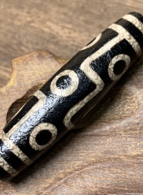 西藏民族风高油九眼天珠藏传真品五眼吊坠玛瑙八眼锁骨项链毛衣链