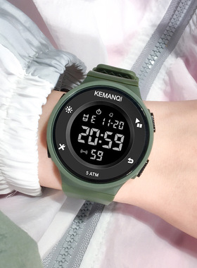 男士电子手表高初中大学生男女孩防水多功能运动青少年简约电子表