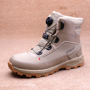 POLECAT雪地靴400克新雪丽棉登山鞋抗寒零下防水徒步鞋旋扣新款男