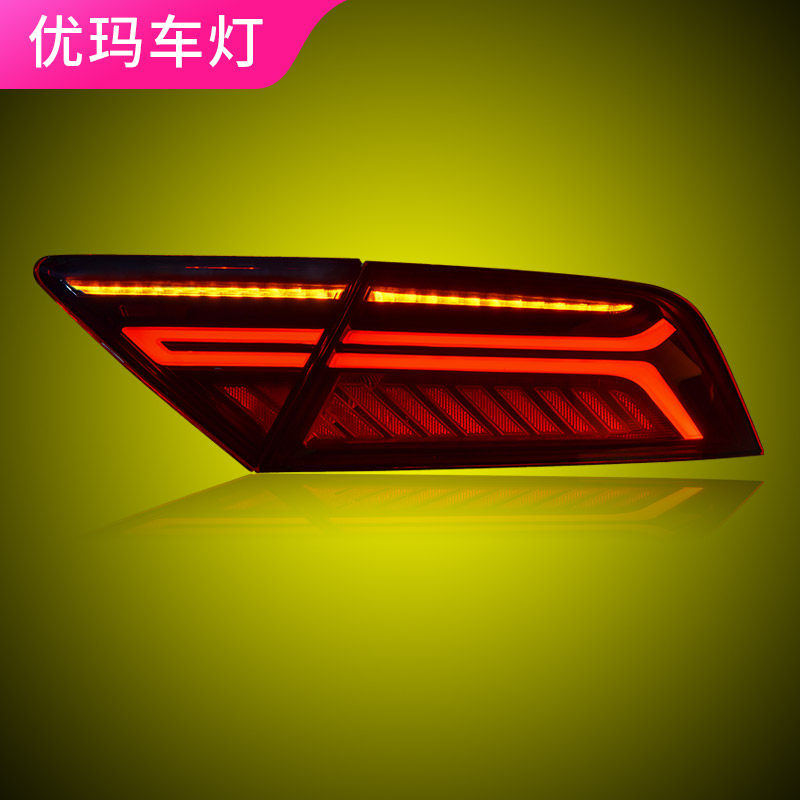 优玛专用于12-18款奥迪a7尾灯总成改装新款流水转向全led尾灯总成