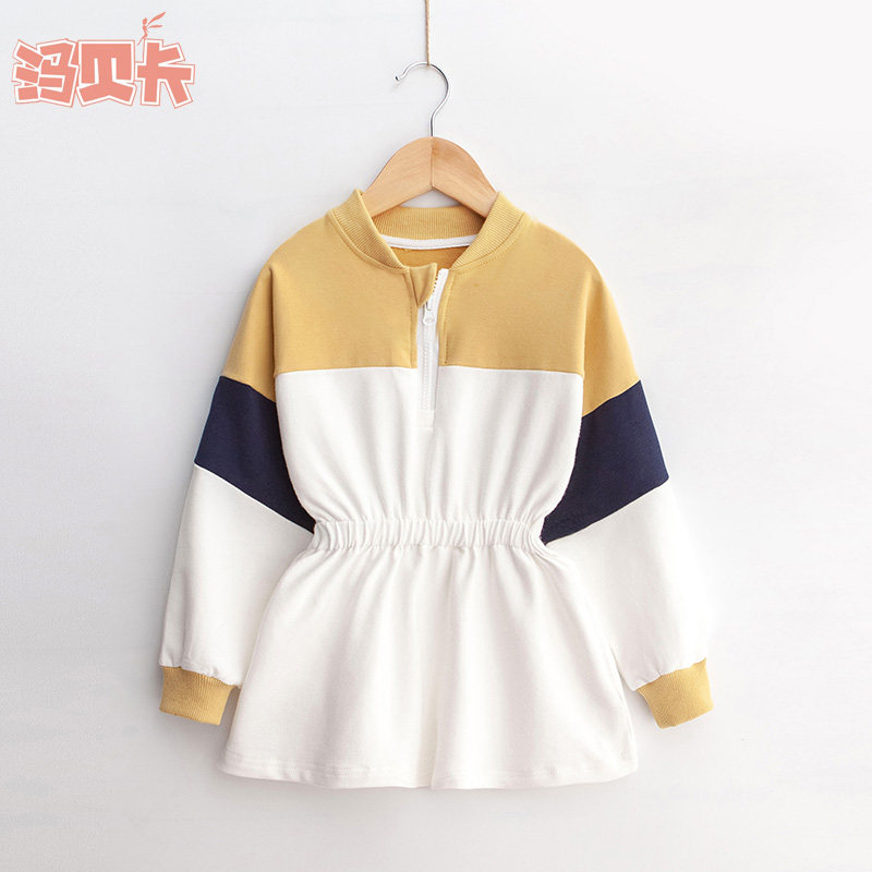 女童春秋装卫衣裙新款中大童连衣裙韩版宽松女孩裙子长袖上衣在类目 童装/婴儿装/亲子装, 卫衣/绒衫中 - 来自Buy2taobao.com提供专业的淘宝代购服务