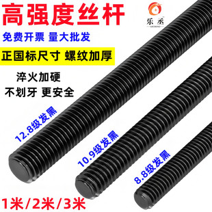 8.8级高强度牙条12.9级丝杆通丝杠全螺纹杆6M8M10M12M14M16M20M24