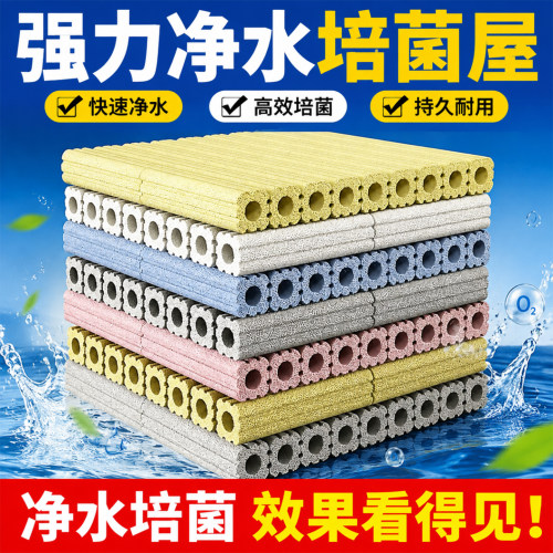 鱼缸陶瓷细菌屋滤材五合一净水