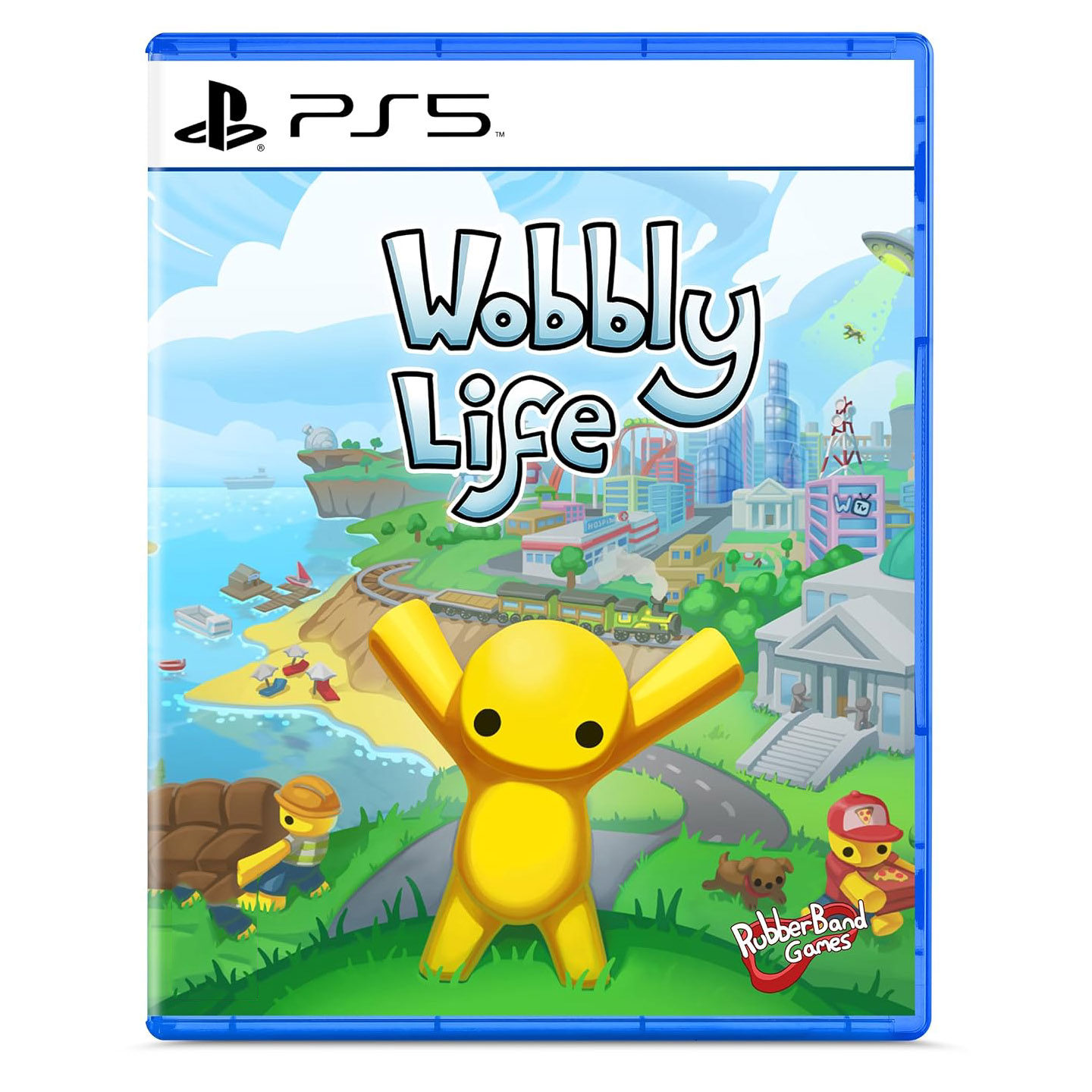 全新现货PS5游戏 晃晃人生 Wobbly Life 中文 可双人中文光碟光盘