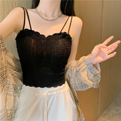 辣妹吊带背心女带胸垫打底内搭2025新款 抹胸美背内衣短款 上衣女潮
