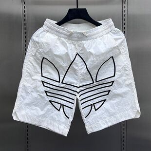 五分裤 男士 休闲速干透气运动短裤 薄款 肥仔宽松大码 中裤 300斤夏季