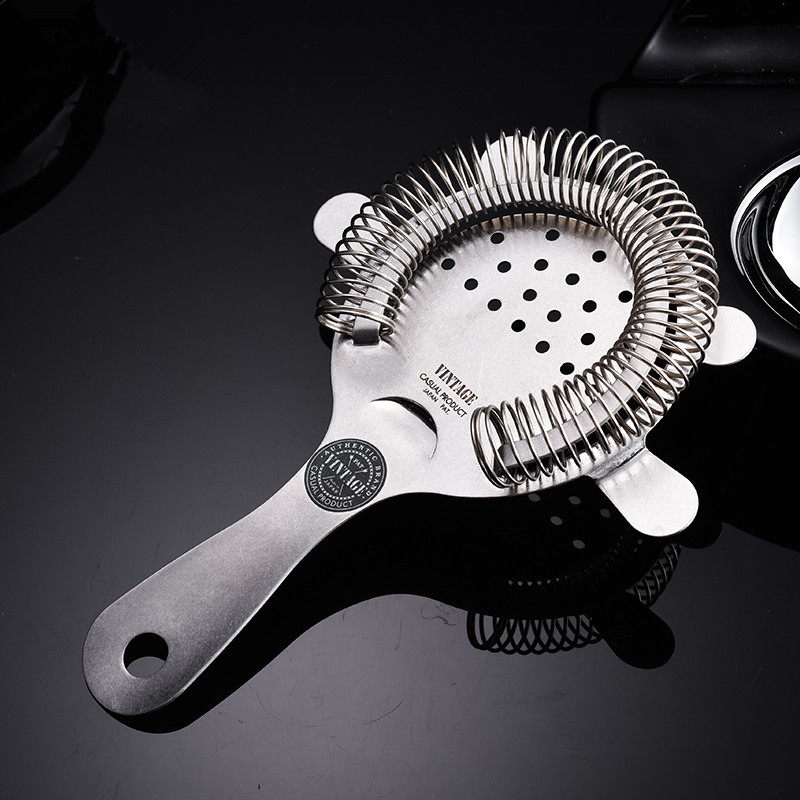 VINTAGE量酒器 磨砂英式过滤器 滤冰器 美式滤冰器 漏网隔冰器