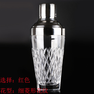 日本进口YUKIWA不锈钢雪克壶 调酒器 玻璃摇酒壶 摇壶 摇酒杯