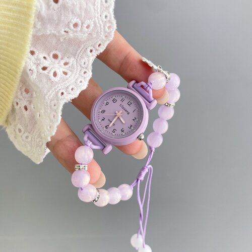 高颜值女生复古diy编织手链手表