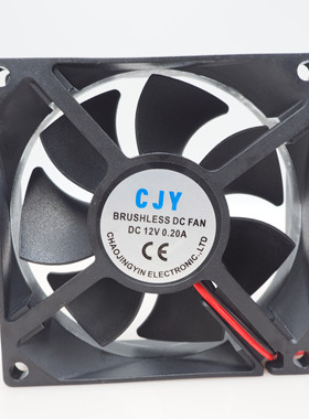 全新8025 8厘米5V12V 24V 8cmDC直流散热风扇 服务器机箱电源风扇