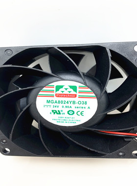 原装永立MGA8024YB-O38 24V 0.90A 8CM 8038大风量变频器散热风扇
