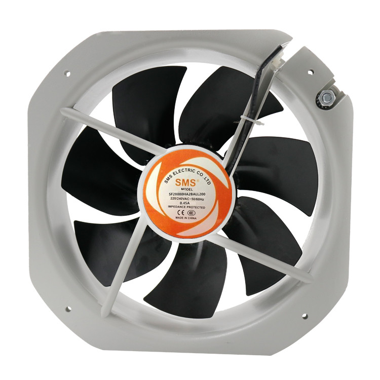 SF28080HA2BALL200小型工频轴流风机 220V散热风扇280*280*80MM
