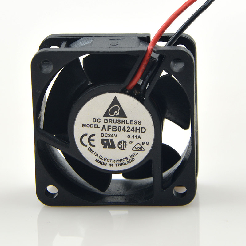 台达 AFB0424HD 4020 24V 0.11A 4CM 4厘米 两线 变频器 散热风扇