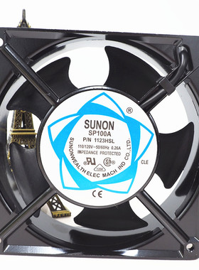 SP100A P/N1123HBL HSL XBL XSL 12CM110-120V建准SUNON 散热风扇