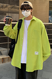 2022港风男翻领青少年流行宽松免烫长袖外穿衬衫227-6-1003-p40，男装衬衫，星座227