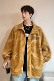 2024春季灯芯绒宽松长袖休闲潮流夹克男227-6-1109-p78控98，男装夹克，星座227-6