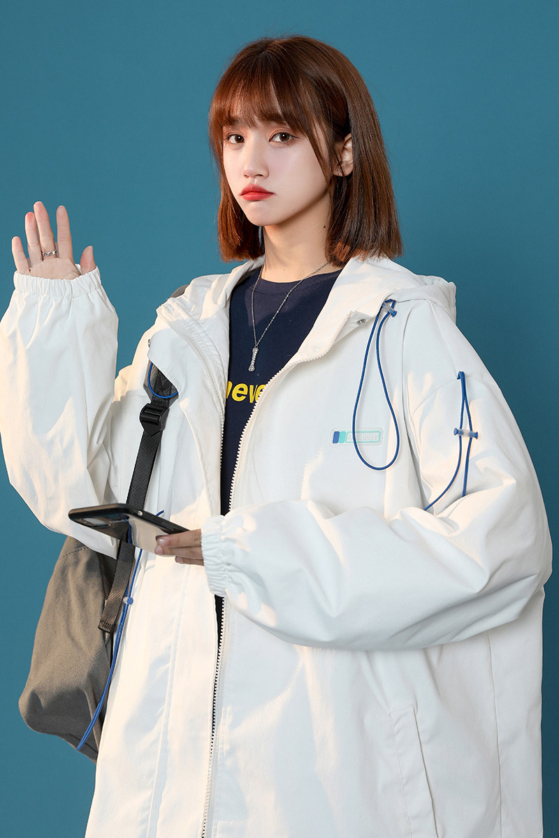 2022春季美式炸街潮牌青少年流行宽松连帽外套休闲夹克1002-P75,女装短外套,星座227-6