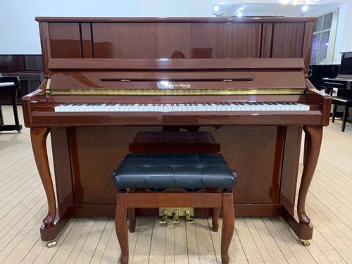二手珠江凯撒堡立式钢琴 UH121 UH123 KA126家用摆放9.5成新