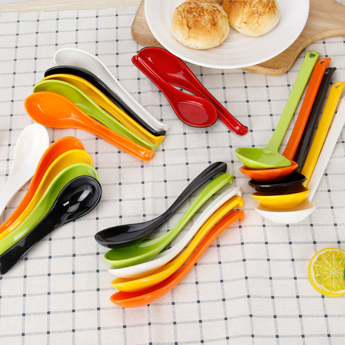 高档a5彩色密胺勺长柄塑料