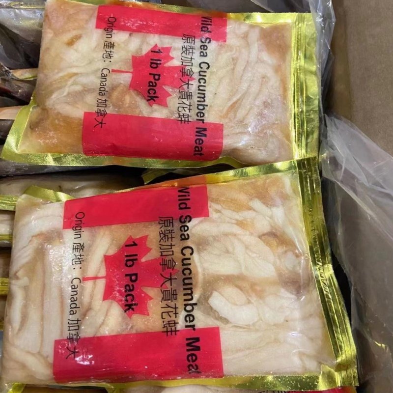 加拿大桂花蚌海参筋净重900克原包装打边炉涮火锅铁板日料刺身食