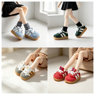 4.5*2.5*2.2（长*宽*高）bjd6分小六zsiga胖点ob24ob22娃鞋免拔脚