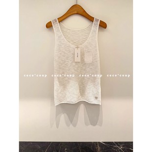 纹理针织背心 挖到宝了 限时抢购 短袖 25ss 新品 开衫