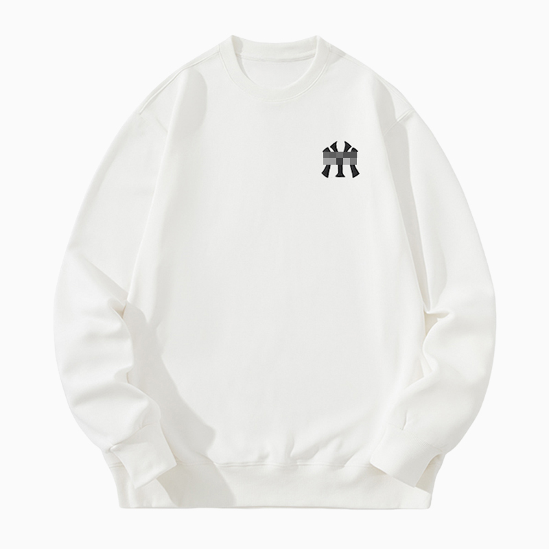 MY卫衣男女秋冬上衣简约宽松印花长袖潮流情侣装学生休闲套头上衣