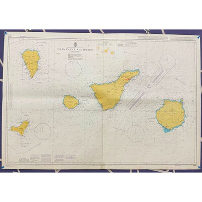 Admiralty 1869 North Atlantic Ocean-Islas Canarias Gran Cana