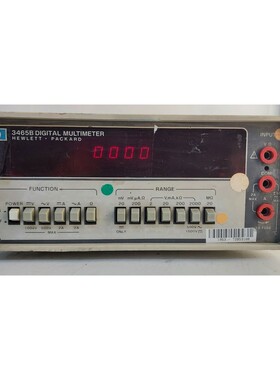 惠普 Hewlett Packard 3465B 数字万用表优惠 UPS 航运