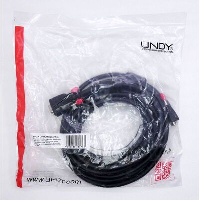 Lindy 36376 HD15 M/M DDC-f?hig 7,5m SVGA-Monitorkabel -unuse