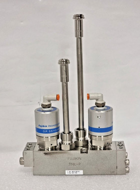 藤金 316L-P 歧管焊接 2 隔膜阀,N.O.,0.5-0.6 MPa,二手_96708