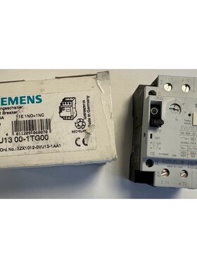 Siemens Leistungsschalter / 1-1,6A / 1NC+1NO / 3VU1300-1TG00