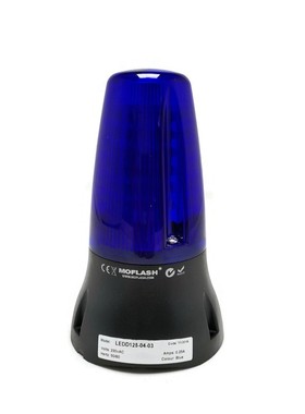 Moflash LEDD125-04-03 闪烁灯塔蓝色。 230 伏交流电 英国制造
