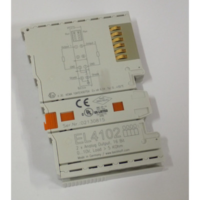 BECKHOFF EL4102 2 CHANNEL ANALOG INPUT ETHERCAT TERMINAL 0..