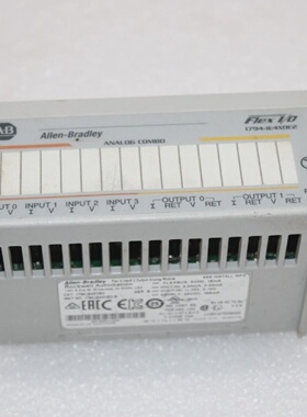 ALLENBRADLEY 1794IE4X0E2 FLEX 4 INPUT 2 OUTPUT ANALOG MODULE