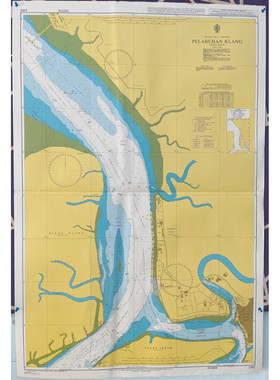 Admiralty 2152 MALACCA STRAIT MALAYSIA PELABUHAN KLANG Map C