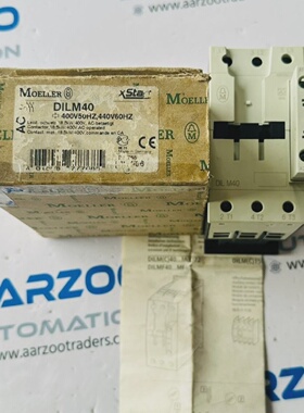 DILM40 MOELLER DIL M40 18.5kW400V AC OPERATED CONTACTOR 3 PO