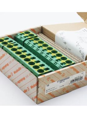 10x Weidmüller 1739650000 ZPE 35 ZPE35 Reihenklemme -unused