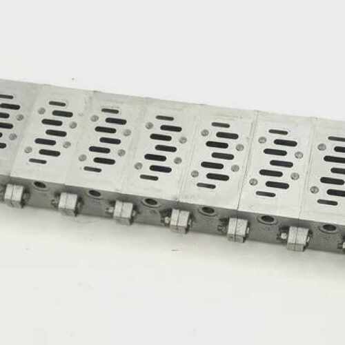 ANSCHLUSSPLATTE 16FACH Verteiler fr Industrie  Pneumatik Alu