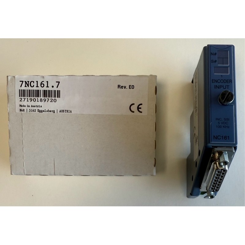B&R Encodermodul / 24V DC / NC161 / Rev. E0 / 7NC161.7 / Neu