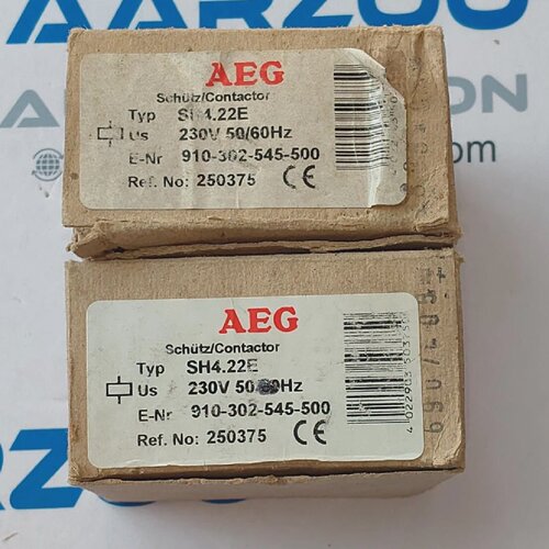 SET OF 2 AEG SH4.22E NEW Contactor 16A 220255 5060Hz NEW WIT