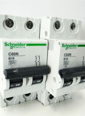 2x Schneider Electric 23639 C60N B16 Leistungsschutzschalter