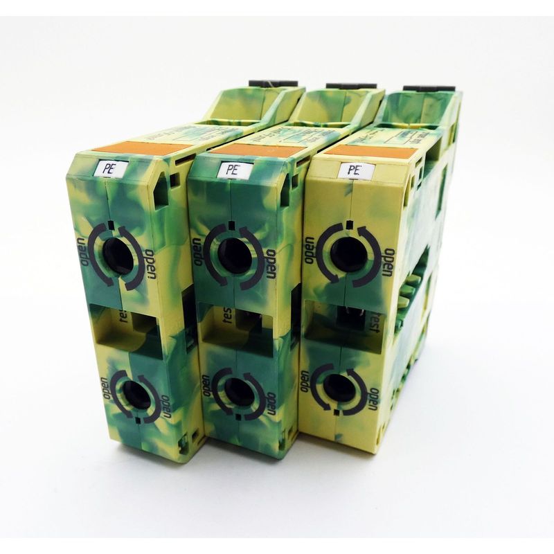 3x WAGO 285 IEC 60947-7-1 1000V 95mm2 Durchgangsklemme -used