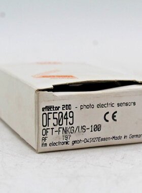 Effector 200 OF5049 接近开关传感器 OFT-FNKG/US
