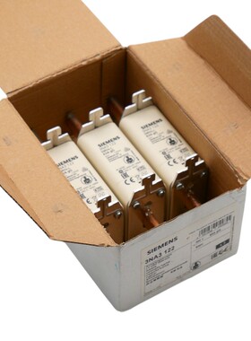 3x Siemens 3NA3 122 200VAC 63A Sicherungseinsatz -unused/OVP